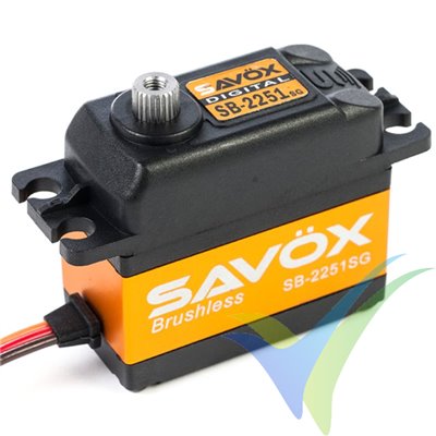 Savox digital servo SB-2251SG, 68g, 15Kg.cm, 0.085s/60º, 4.8V-6V