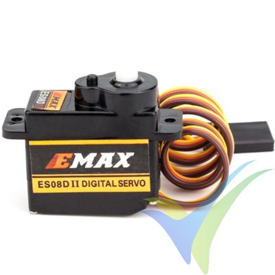 EMAX ES08D II digital servo, 8.6g, 2Kg.cm, 0.12s/60º, 4.8V-6V