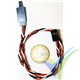 Universal Servo Cable Extension with Safety Clip, 30cm, 0.33mm2 (22AWG)