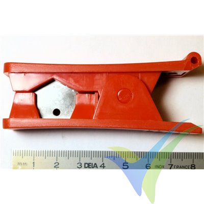 Modelimport guillotine for cutting silicone tube