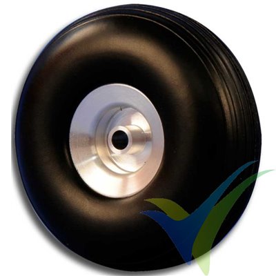 Rueda Topmodel 51x19mm ECOTOP con llanta aluminio, 12.7g, 2 uds