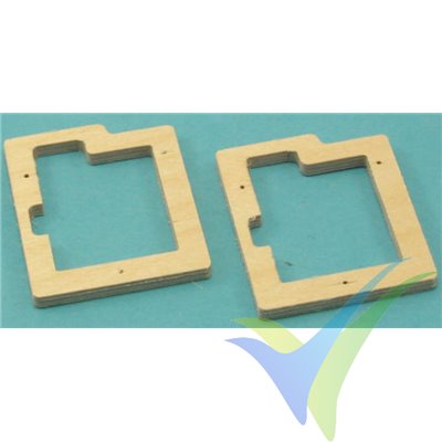 KST 125/225/X10 servo frame, 2 pcs