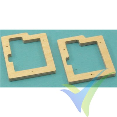 KST 135/X10 mini servo frame, 2 pcs