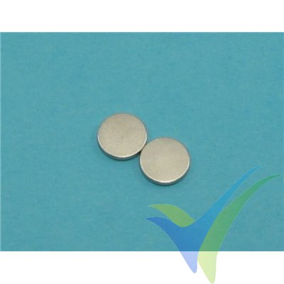 Round neodymium magnet 12x2mm, 2 pcs