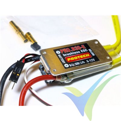 Protech RC PRO.B30-E brushless ESC, 2S-3S (heli 450), BEC, 24g