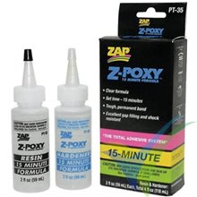 Adhesivo epoxi 15min ZAP Z-POXY PT-35 en bote dosificador, 118ml