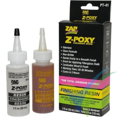 ZAP Z-POXY PT-41 fiber finishing epoxy adhesive, 118ml