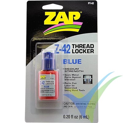 ZAP PT-42 removable threadlocker blue, 6ml