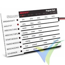 Tarjeta de programación Multiplex ROXXY Smart Card English