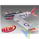 Kit avión MS Composit Mustang P51H EPP, 890mm, 320g