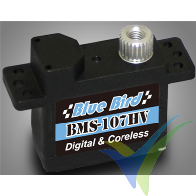 Servo digital Blue Bird BMS-107HV, 10.5g, 2.5Kg.cm, 0.05s/60º, 6V-7.4V