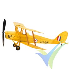 Kit avión gomas The Vintage Model Company de Havilland DH.82 Tiger Moth, 460mm