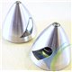 Cono aluminio 30mm para hélice bipala, MP Jet 107020, eje motor 3.2mm