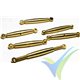 Brass Tension Coupler M3 MP JET 2853, 4.2g, 6 pcs