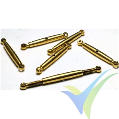 Brass Tension Coupler M2 MP JET 60191, 1g, 6 pcs