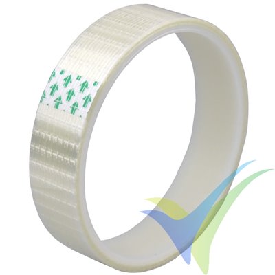 Cinta adhesiva reforzada para bisagras, 20mm x 5m