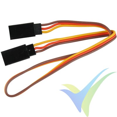Cable servo hembra-hembra (patch) universal Yuki Model 30cm, 1 ud