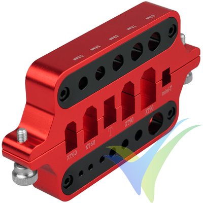 Battery connector soldering aid