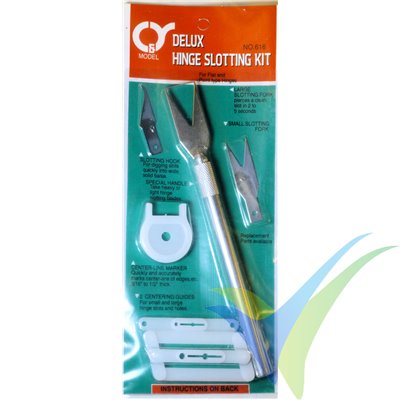 Juego cuchillas y centrador de bisagras Q-Model 616, con mango