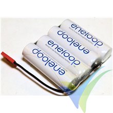 Ni-MH Rx battery Eneloop AA 4.8V 1900mAh flat