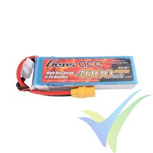 Gens ace LiPo battery 4000mAh (44.4Wh) 3S1P 25C 300g XT90