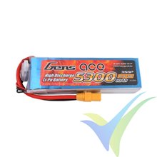 Batería LiPo Gens ace 5300mAh (58.83Wh) 3S1P 30C 415g XT90
