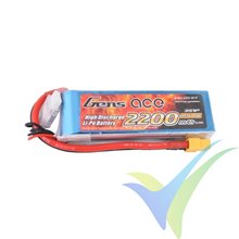 Batería LiPo Gens ace 2200mAh (24.42Wh) 3S1P 45C 189g XT60