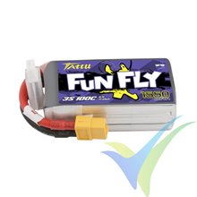 Batería LiPo Tattu Funfly - Gens ace 1550mAh (17.21Wh) 3S1P 100C 140g XT60