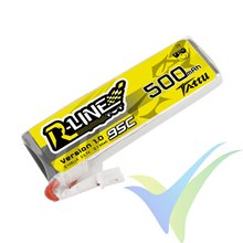 Tattu R-Line - Gens ace LiPo battery 500mAh (1.85Wh) 1S1P 95C 15g JST-PHR