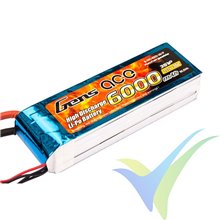 Batería LiPo Gens ace 6000mAh (66.60Wh) 3S1P 35C 451g EC5