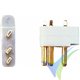 Conector Multiplex (MPX) para servo, 3 pines macho, 5 uds