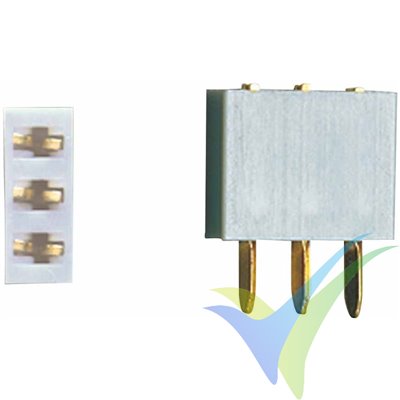 Multiplex (MP) connector, 3 pins female, 5 pcs