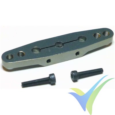 Brazo servo aluminio Tower Pro MJ1.5H4T, 6g, 44x7x3mm, para JR/Spektrum, 23T