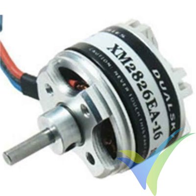 Dualsky XM2826EA-16 brushless motor, 43.7g, 138W, 1025Kv