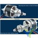 Dualsky XM2826EA-16 brushless motor, 43.7g, 138W, 1025Kv