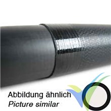 Tubo carbono con funda para bayoneta ala (31.2x0.6x800 / 30x1x800mm), 170 g