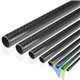 Carbon round tube, wound, 3k-PW (Ø 27 / 25) x 1000 mm Wound carbon tube, length 1000 mm, approx weight: 125 g
