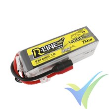 Batería LiPo Tattu R-Line - Gens ace 4000mAh (88.8Wh) 6S1P 95C 666g AS150