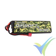 Gens ace LiPo battery 3000mAh (33.3Wh) 3S1P 25C 201g Deans (Airsoft)