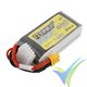 Tattu R-Line - Gens ace LiPo battery 650mAh (7.22Wh) 3S1P 95C 60g XT30