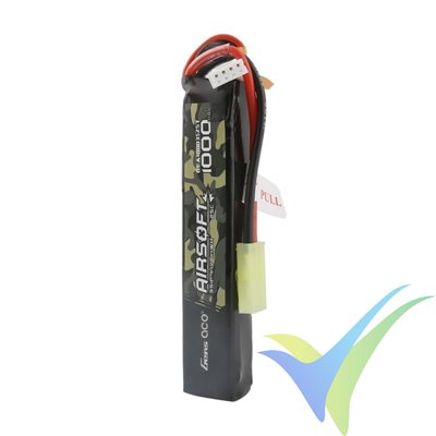 Gens ace LiPo battery 1000mAh (11.1Wh) 3S1P 25C 72g mini Tamiya (Airsoft)