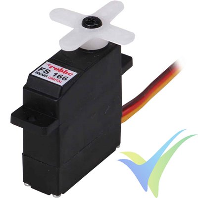 Robbe FS 166 MG digital servo, 12.4g, 2.8Kg.cm, 0.1s/60º, 4.8V-6V