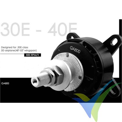 Dualsky GA800.7 brushless motor, 160g, 800W, 850Kv