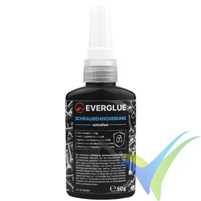 Everglue threadlocker medium strength, 50g