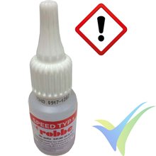 Adhesivo cianoacrilato (CA) baja viscosidad Robbe-Speed Type 1, 20g