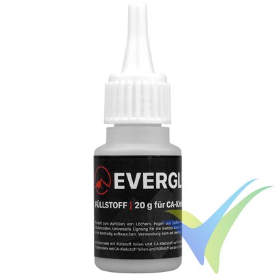 Polvo de relleno Everglue para cianoacrilato, 20g