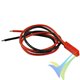 JST BEC male connector with 30cm already crimped silicone cable