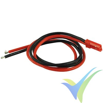 JST BEC female connector with 30cm already crimped silicone cable