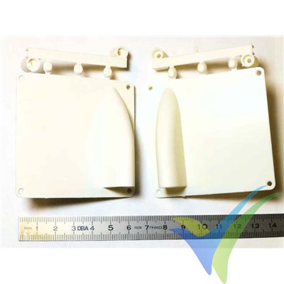 Modelimport wing servo mount, standard size, left and right, 7.6g