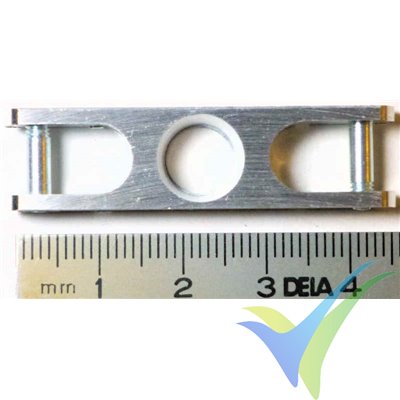 Porta palas 38mm para motor con eje roscado, 5.7g